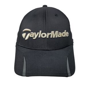 TaylorMade R11S Slideback Hat Black OSFA Adjustable Embroidered